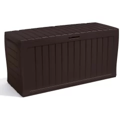Keter Marvel Plus Outdoor Garden Storage Box 270L - Brown