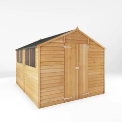 Mercia 10 X 8ft Overlap Double Door Apex Shed