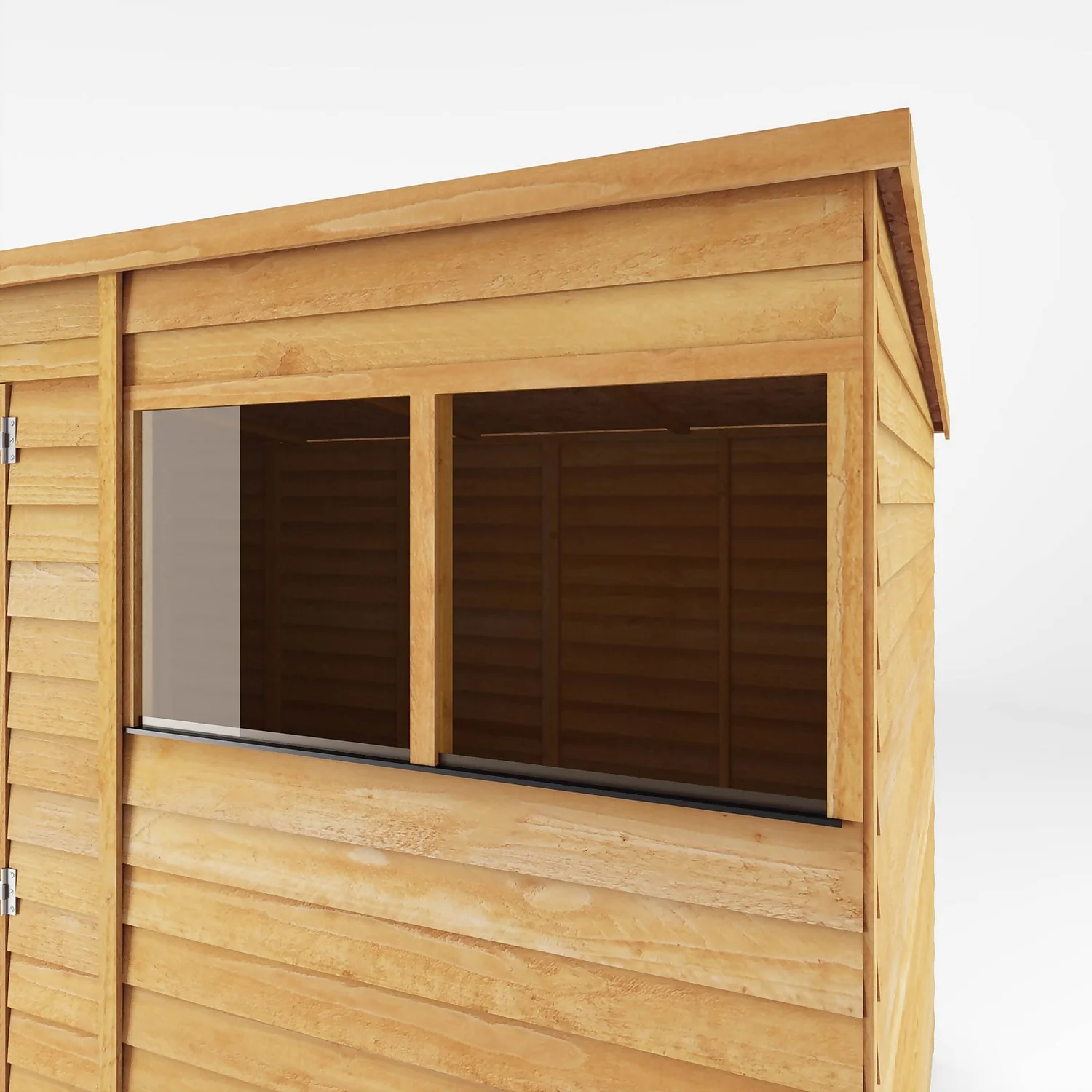 Mercia 10 X 6ft Overlap Pent Shed - Image 5
