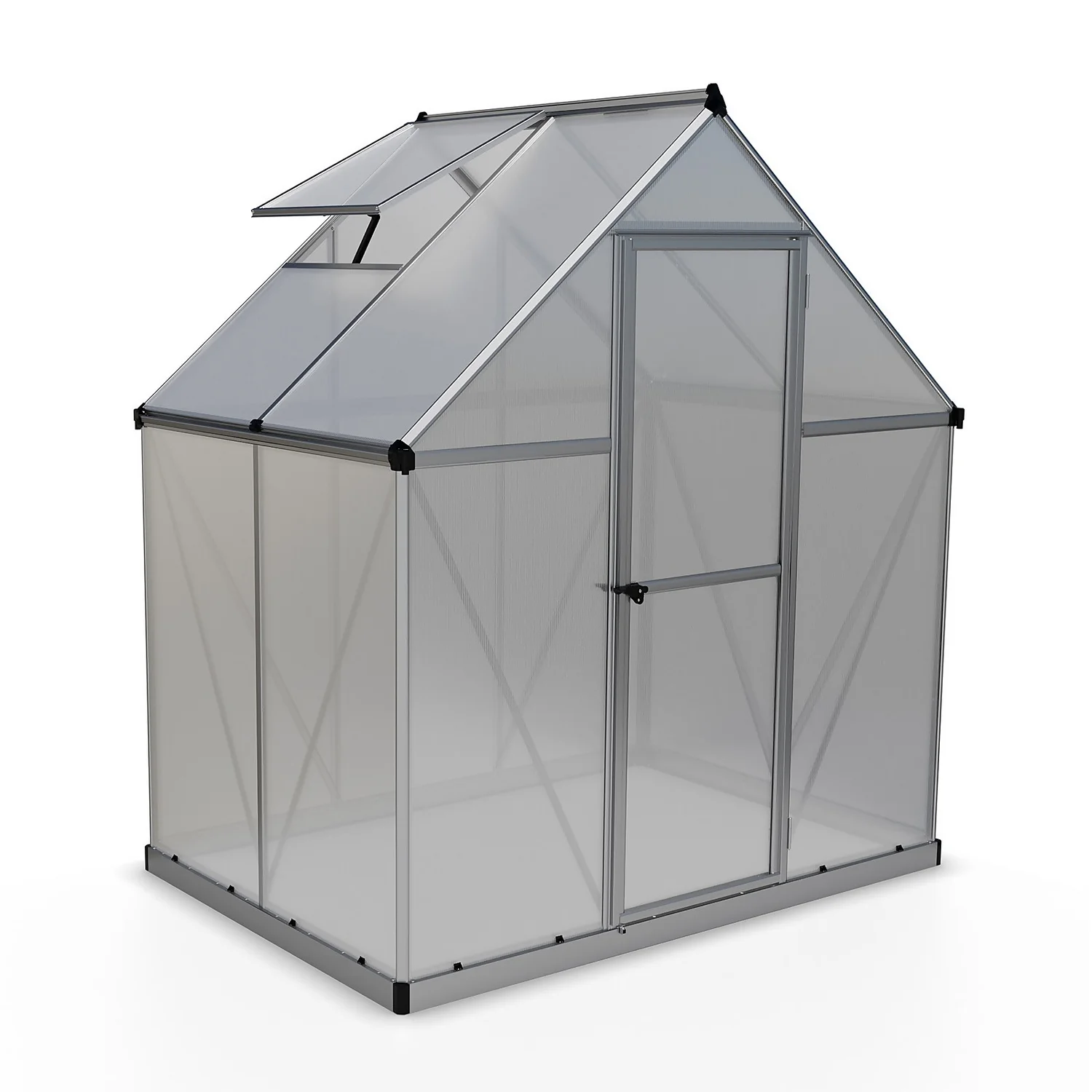 Palram 6 X 4ft Canopia Mythos Greenhouse - Silver