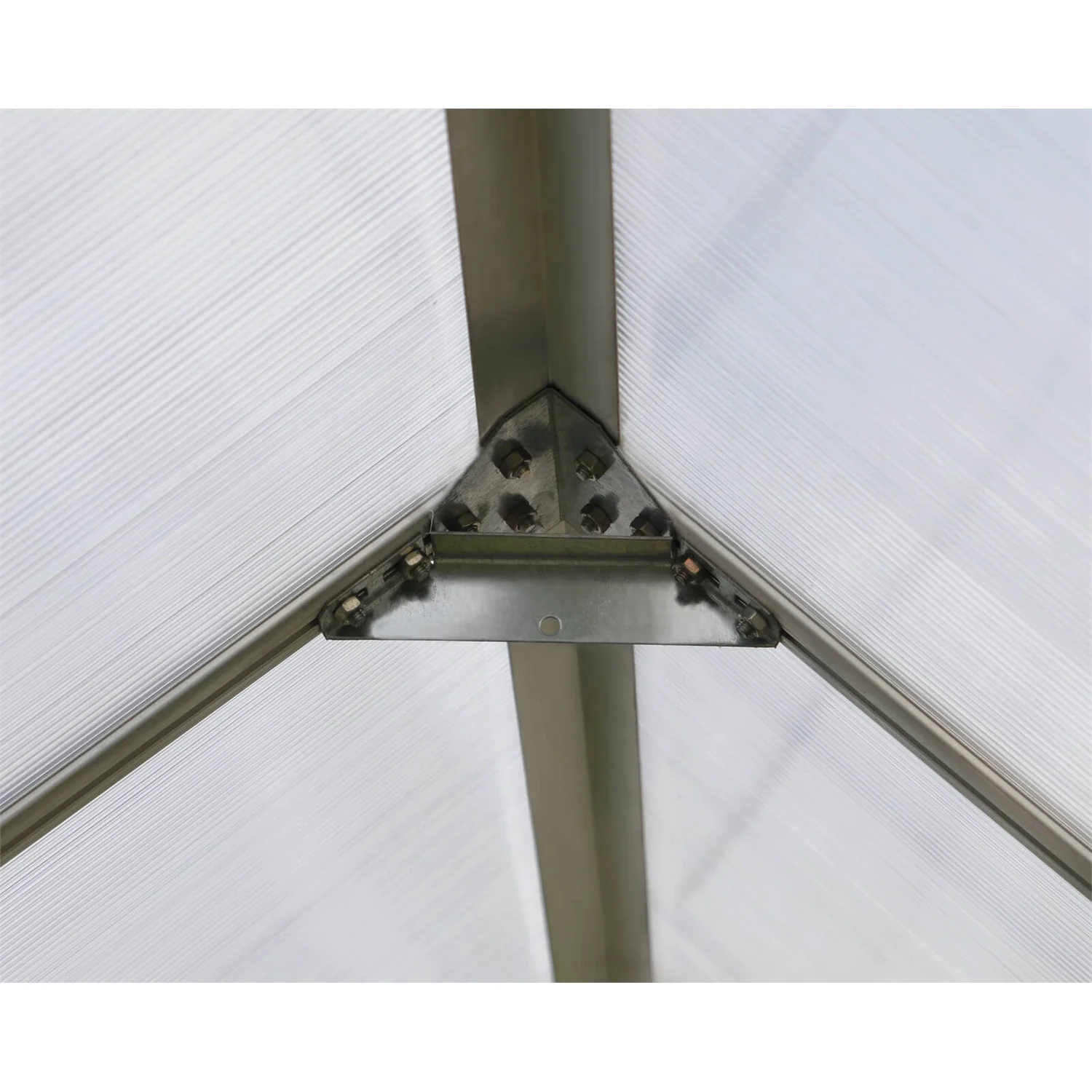 Palram 8 X 12ft Canopia Essence Greenhouse - Silver - Image 7