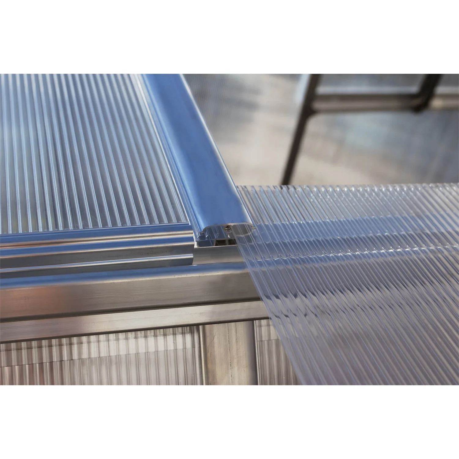 Palram 8 X 12ft Canopia Essence Greenhouse - Silver - Image 5