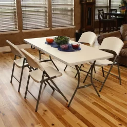 Lifetime Seasonal Folding Party Trestle Table - 1.83m / 6ft