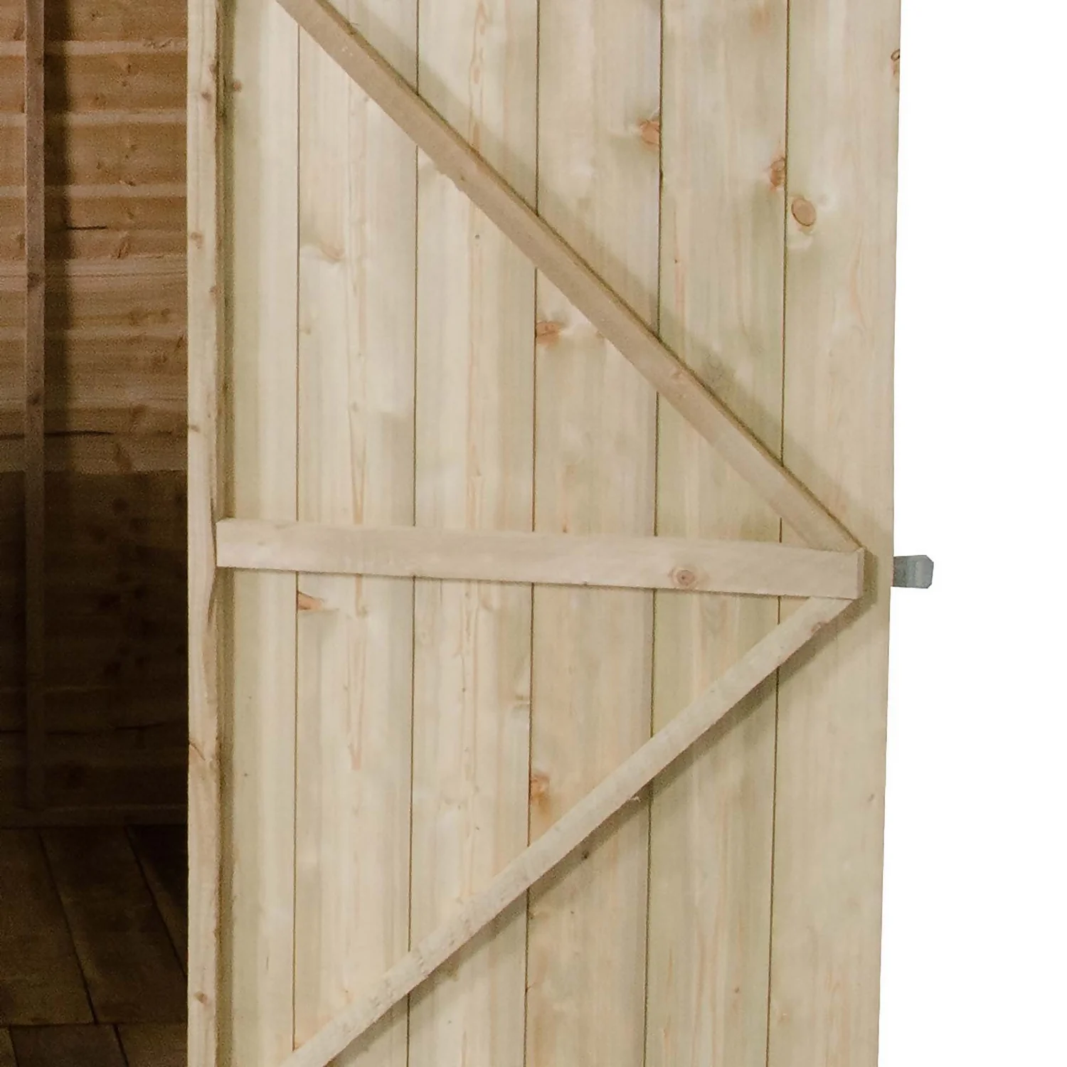 8x6ft Forest Wooden Overlap Pressure Treated Apex Shed -incl. Installation - Image 8