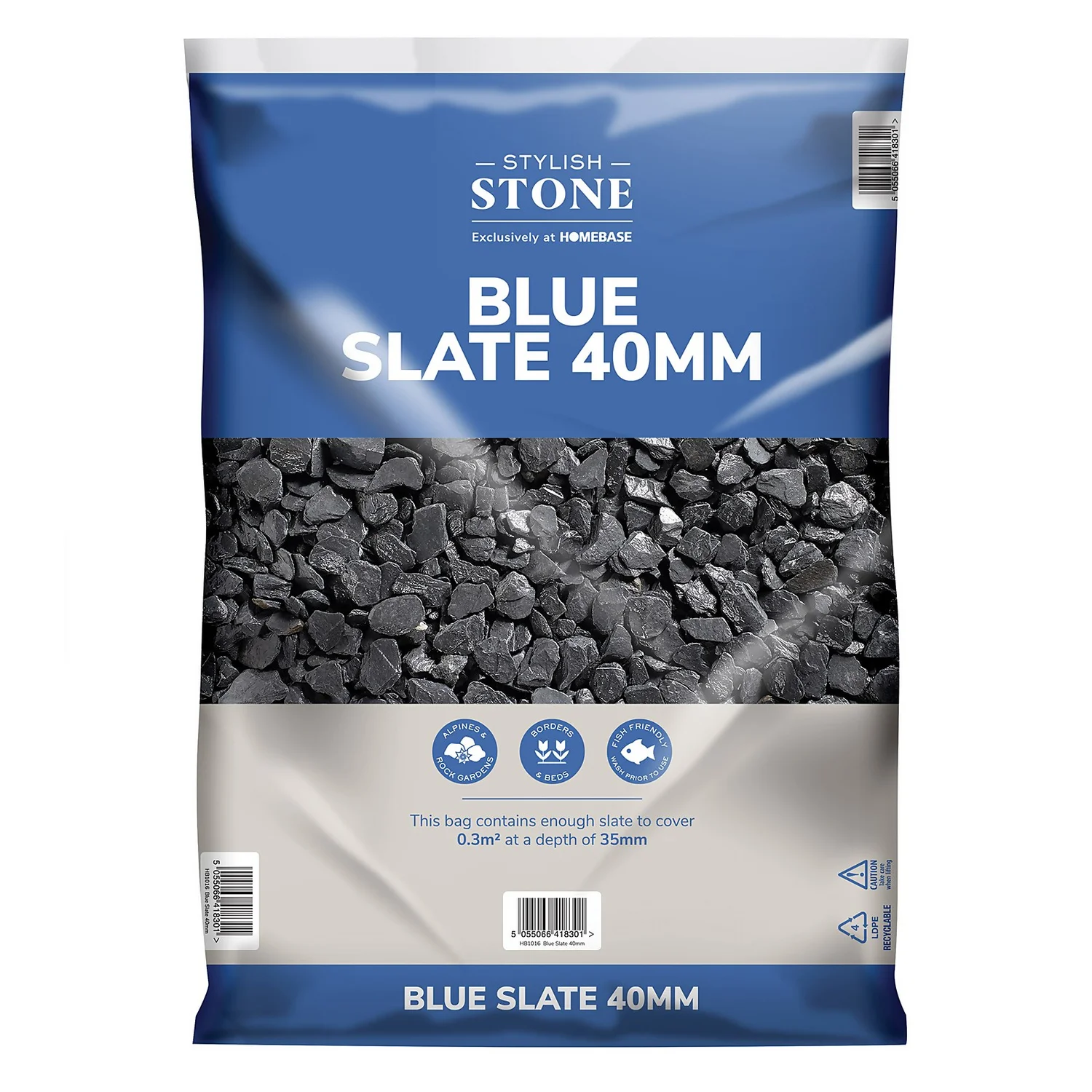 Stylish Stone Blue Slate 40mm - Large Pack - 19kg - Image 3