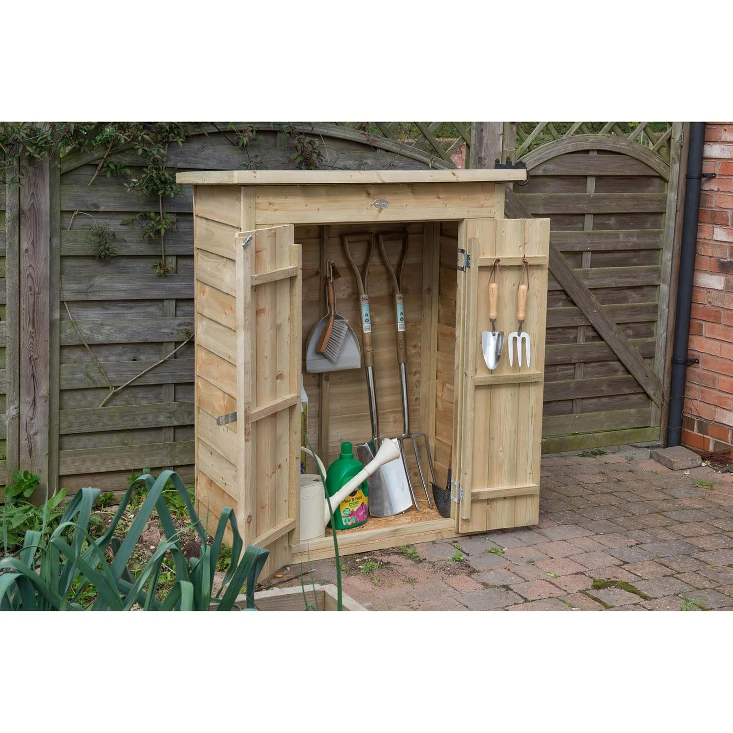 Forest (Installation Included) Wooden Pentagonal Garden Store - Image 2