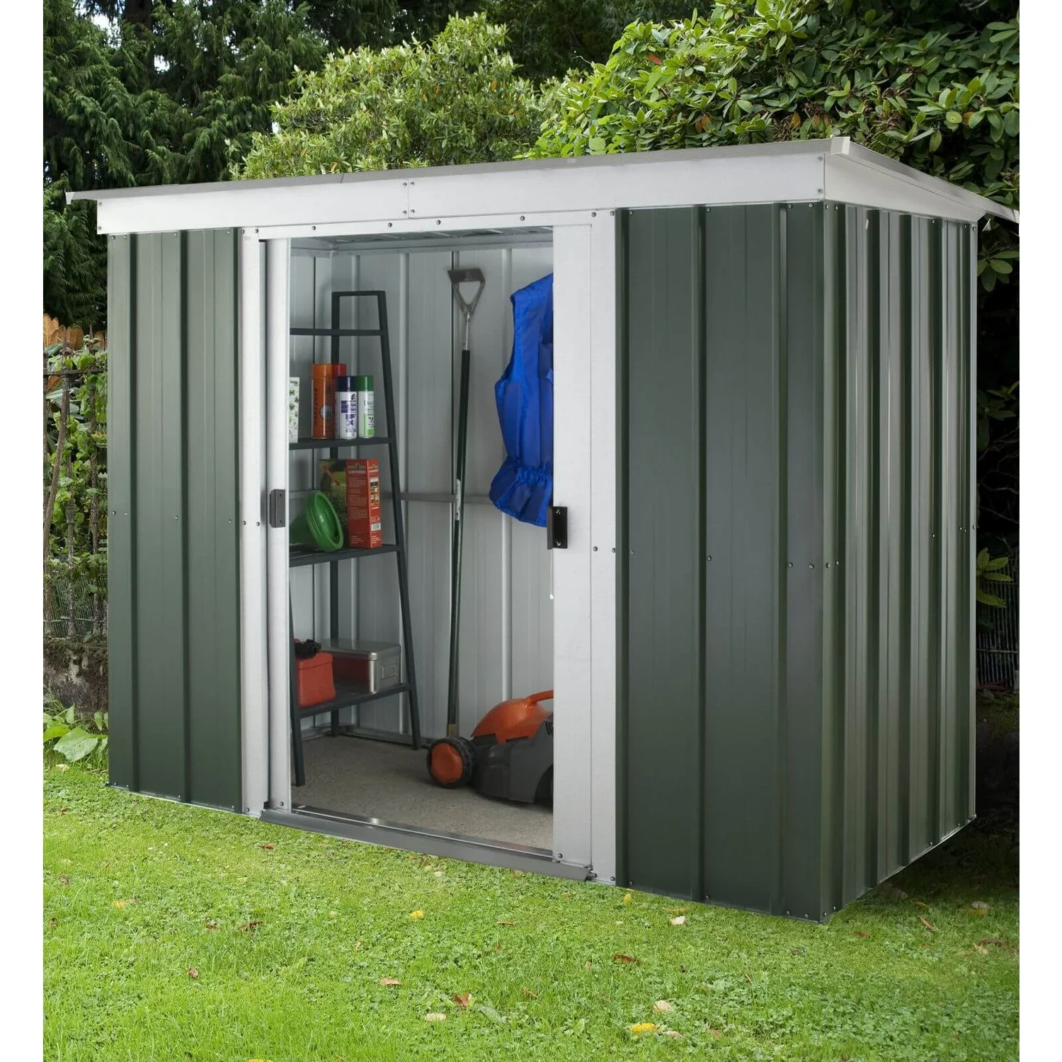 Yardmaster 10x4ft Hercules Deluxe Pent Metal Shed - Image 2