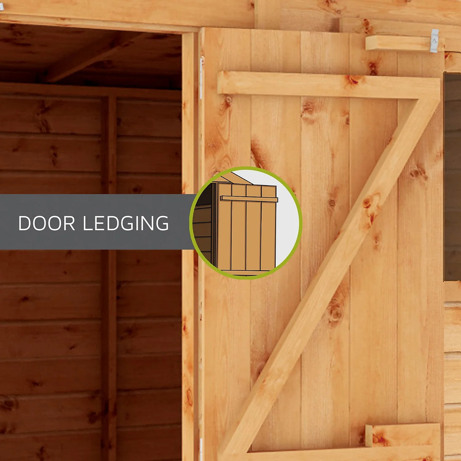 6x3ft Mercia Overlap Pent Storage - Image 8