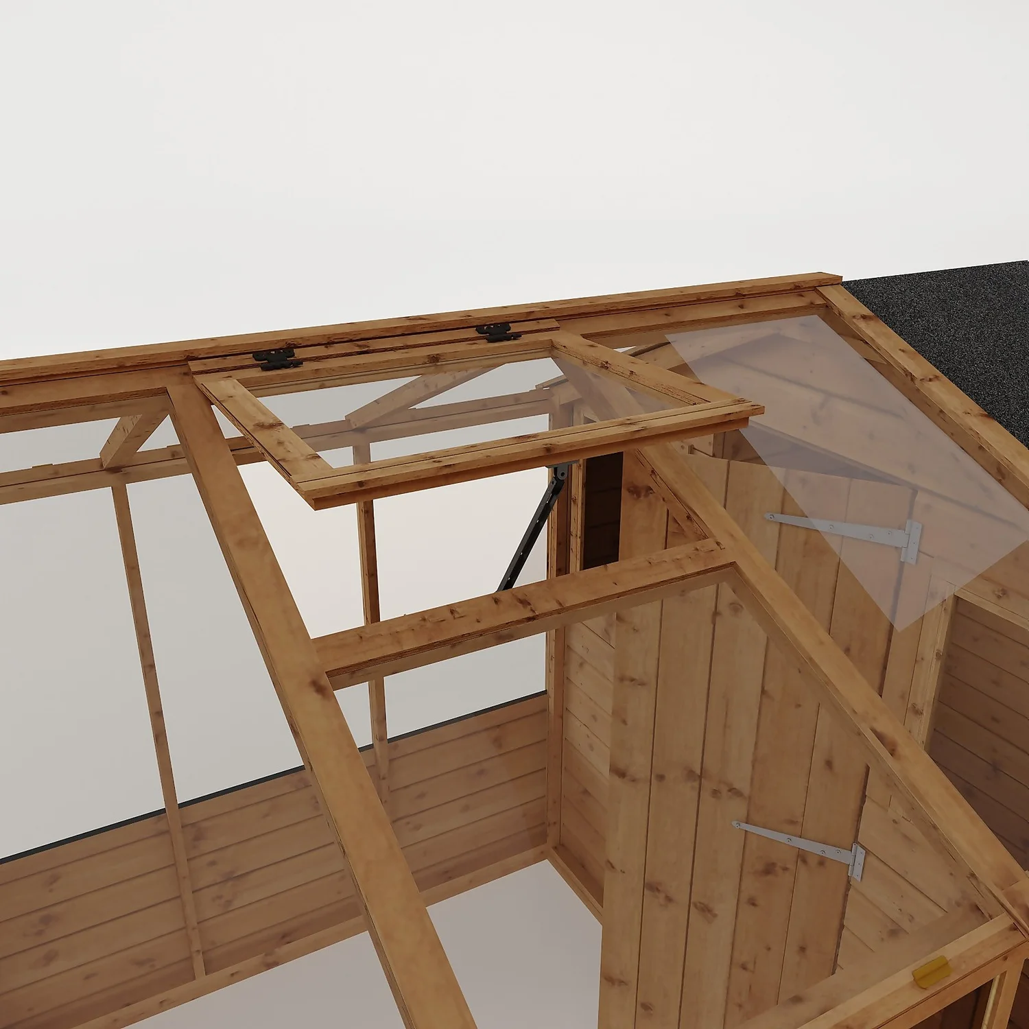 Mercia 10 X 6ft Traditional Apex Greenhouse Combi - Image 5