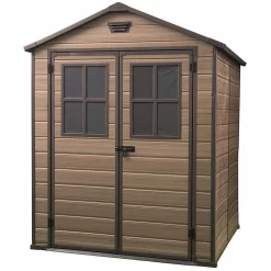 Keter Scala 6 X 8ft Outdoor Garden Apex Storage Shed - Brown
