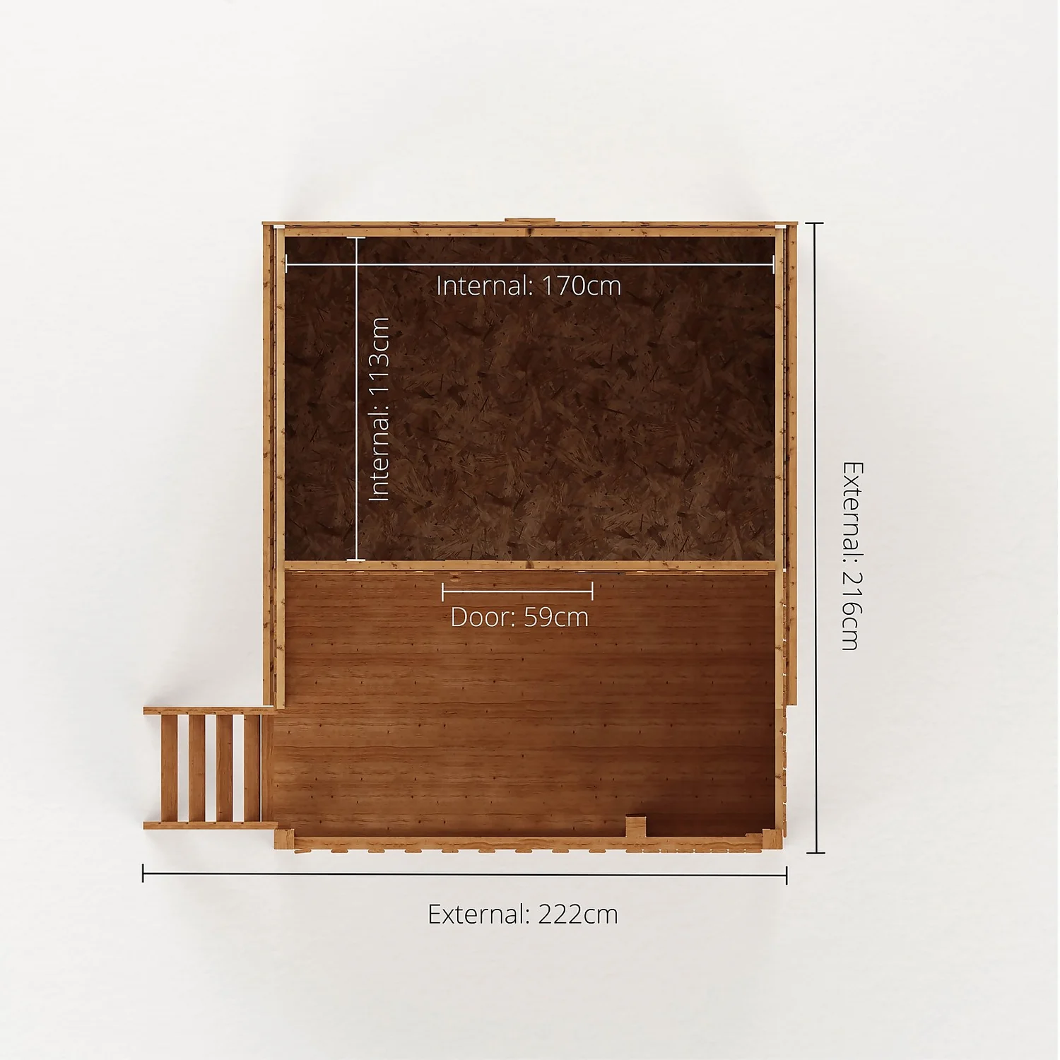 Mercia 8 X 7ft Honeysuckle Wooden Playhouse With Tower - Installation Included - Image 9