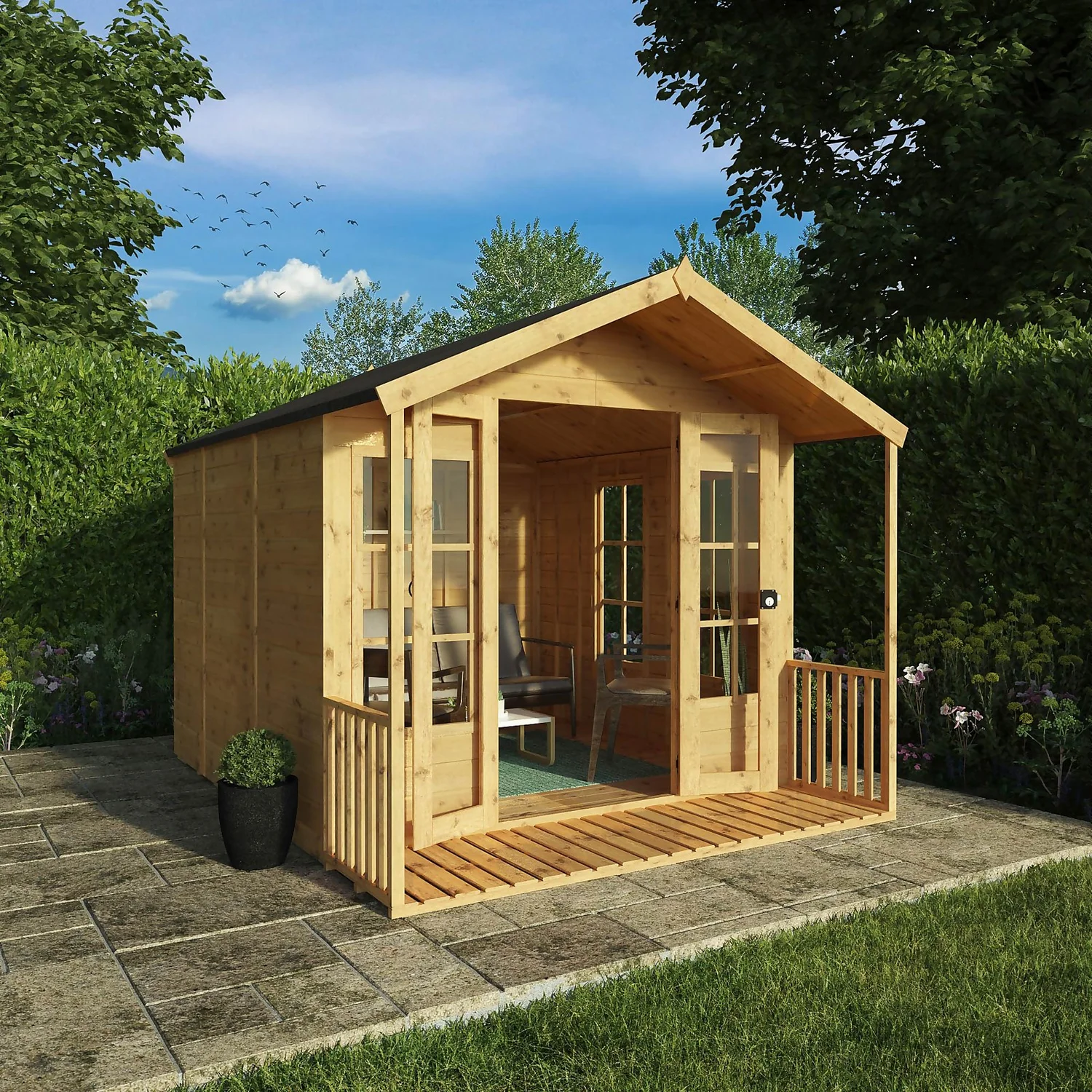Mercia 10 X 8ft Traditional Summerhouse - Installation Included - Image 2