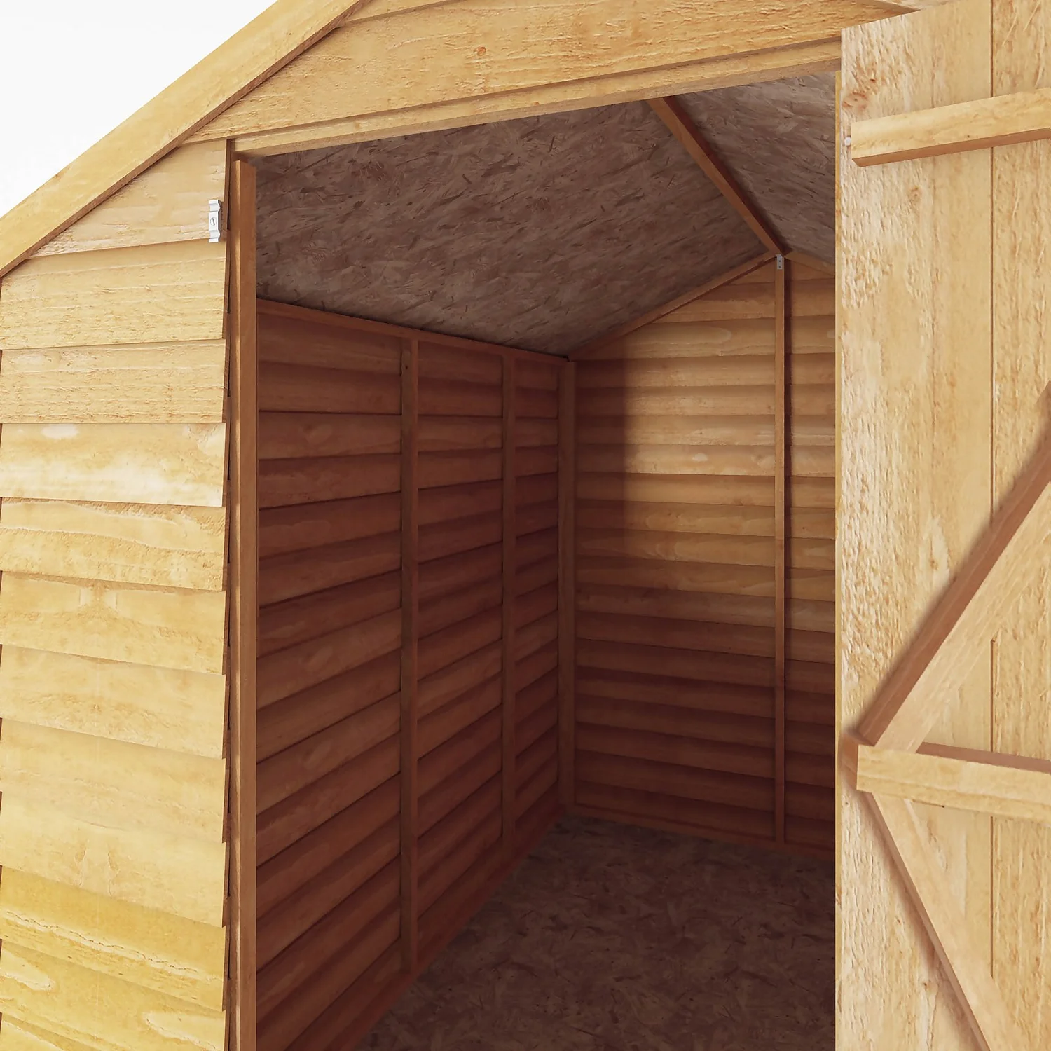 Mercia 7 X 5ft Overlap Apex Windowless Shed - Image 4