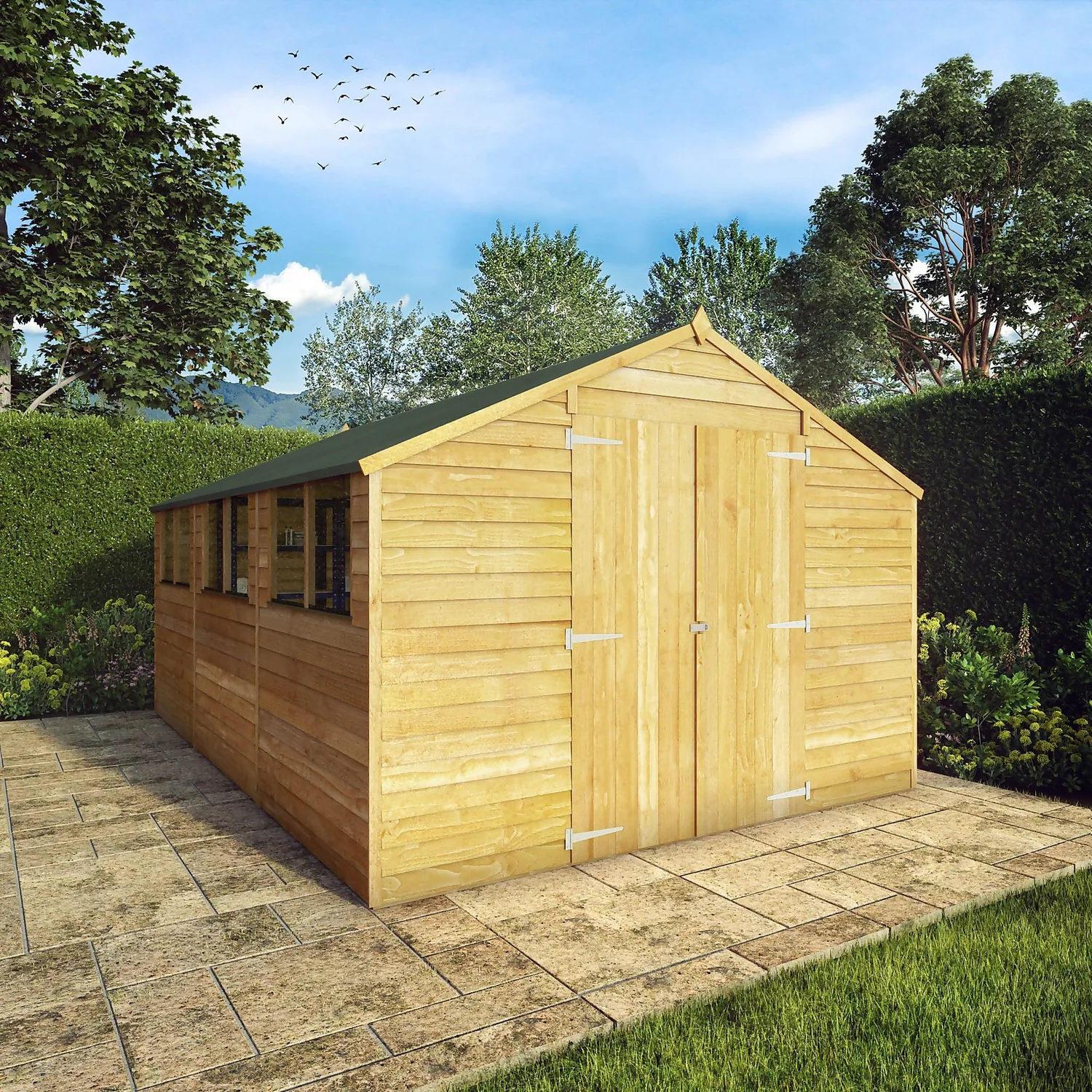 Mercia 15 X 10ft Overlap Apex Shed - Incl. Installation - Image 3
