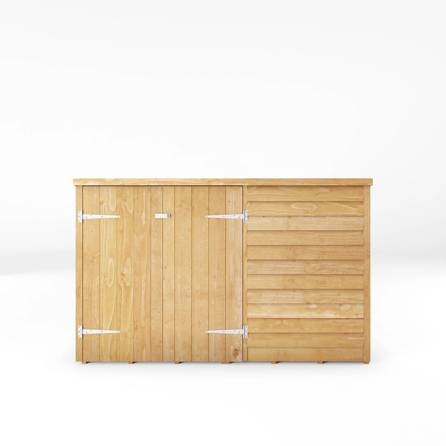 Mercia 6 X 4ft Overlap Pent Bike Shed - Incl. Installation - Image 3