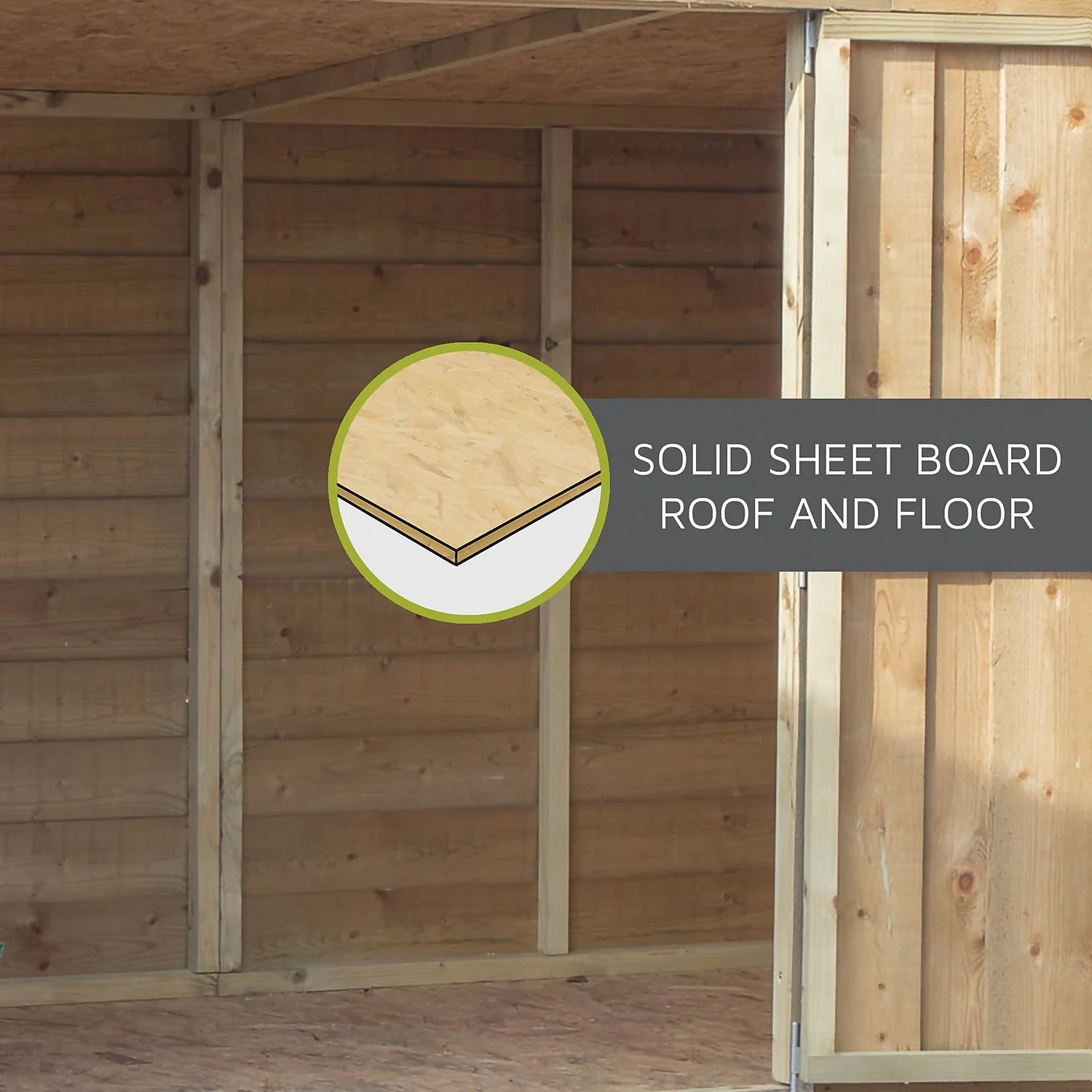 Mercia 6 X 4ft Overlap Pent Bike Shed - Incl. Installation - Image 9