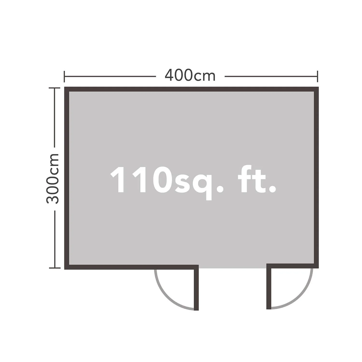 Chiltern 4.0m X 3.0m Log Cabin Double Glazed 24kg Felt, Plus Underlay - Image 8