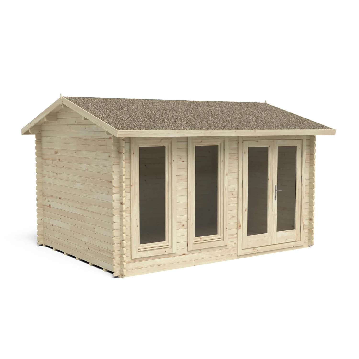 Chiltern 4.0m X 3.0m Log Cabin Double Glazed 24kg Felt, Plus Underlay - Image 2