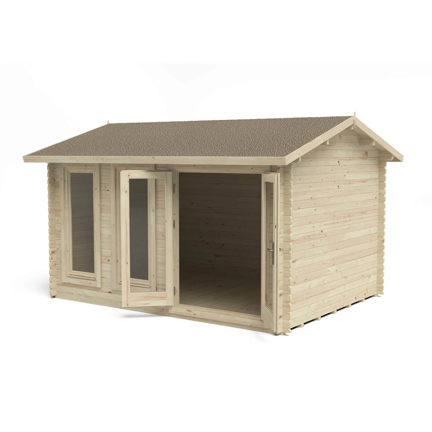 Chiltern 4.0m X 3.0m Log Cabin Double Glazed 24kg Felt, Plus Underlay - Image 3