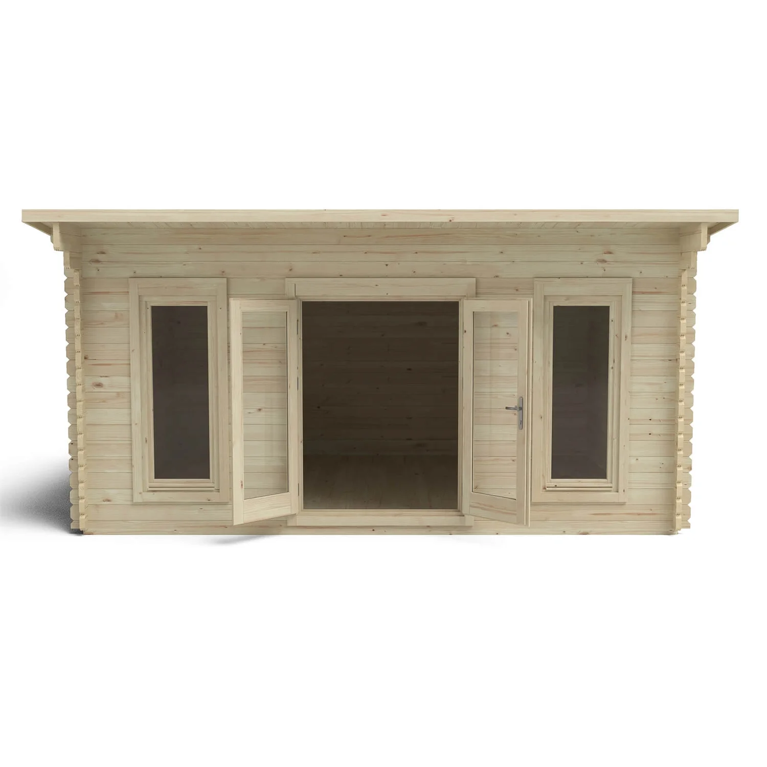 Forest Mendip 5.0m X 4.0m Log Cabin Double Glazed, 34kg Polyester Felt, Plus Underlay - Image 3