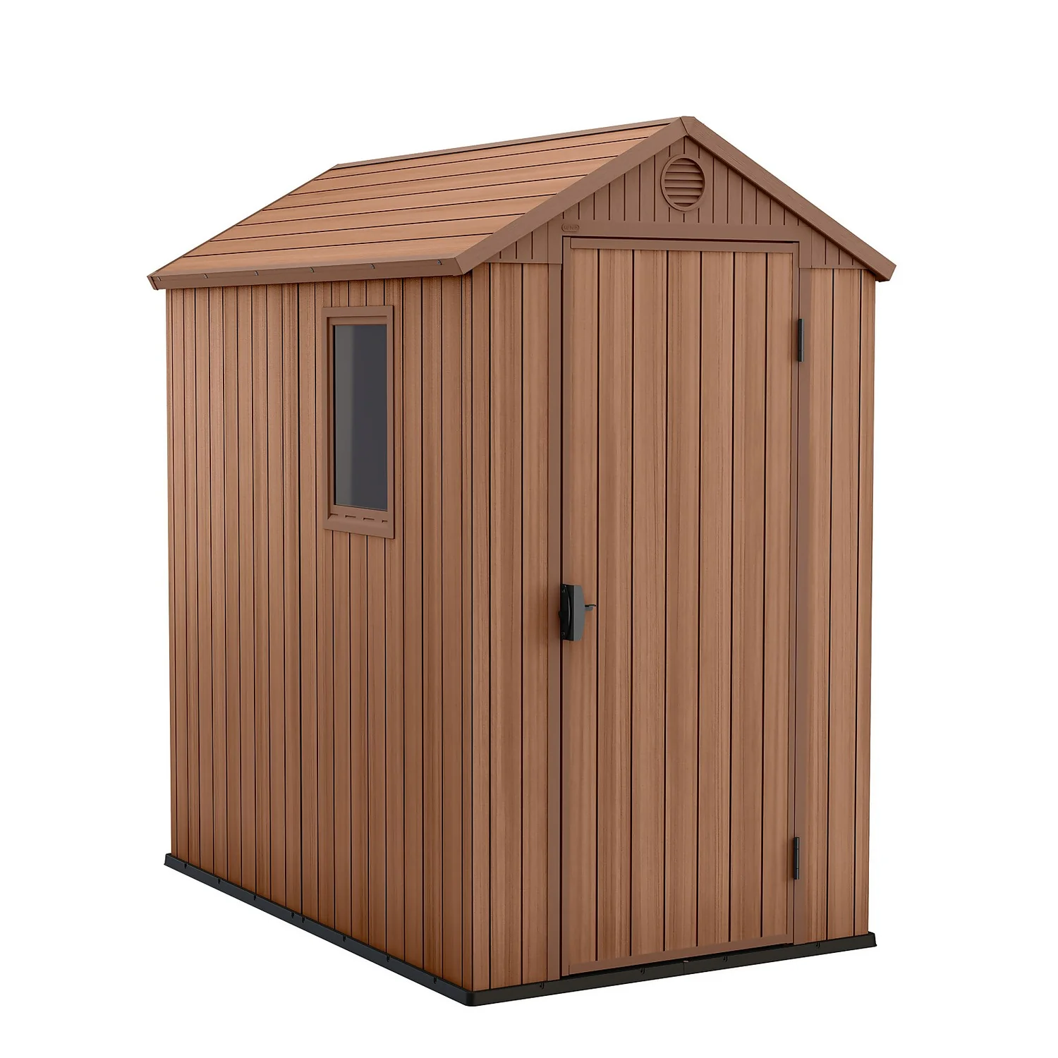 Keter Darwin 6 X 4ft Outdoor Garden Apex Storage Shed - Brown