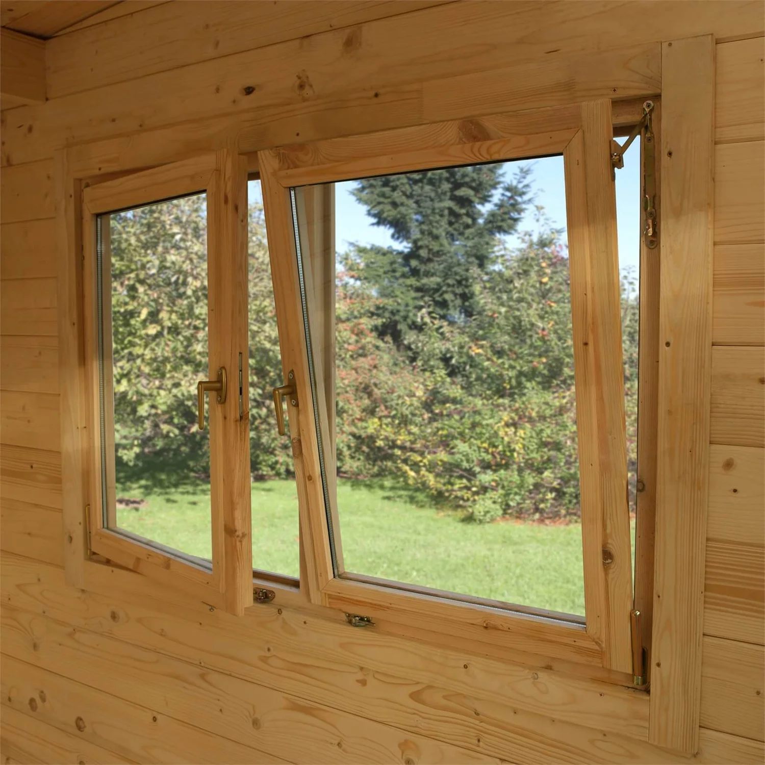 Forest Melbury 4.0m X 3.0m Log Cabin Double Glazed 34kg Polyester Felt, Plus Underlay - Installation Included - Image 7