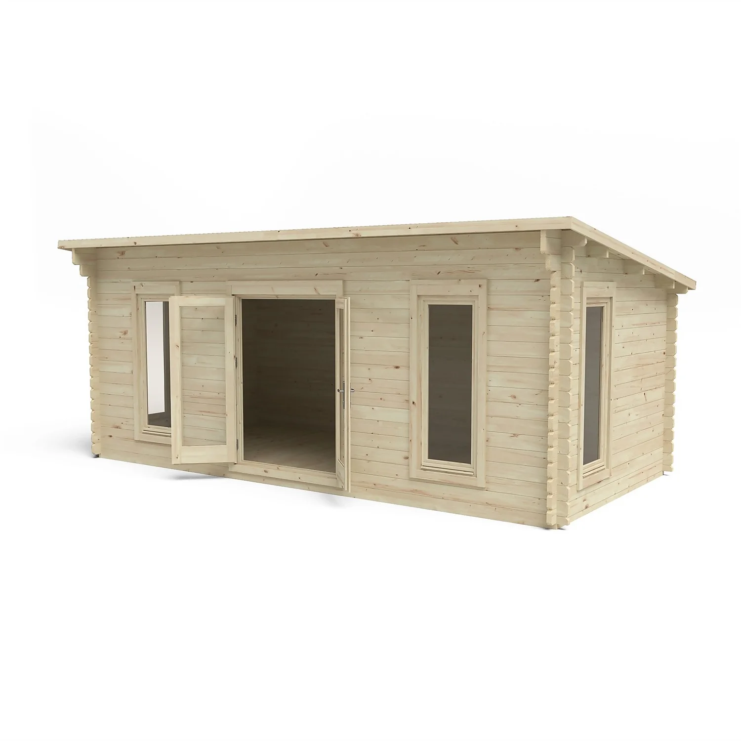 Forest Arley 6m X 3m Cabin Double Glazed 34kg Polyester Felt, Plus Underlay - Installation Included - Image 2
