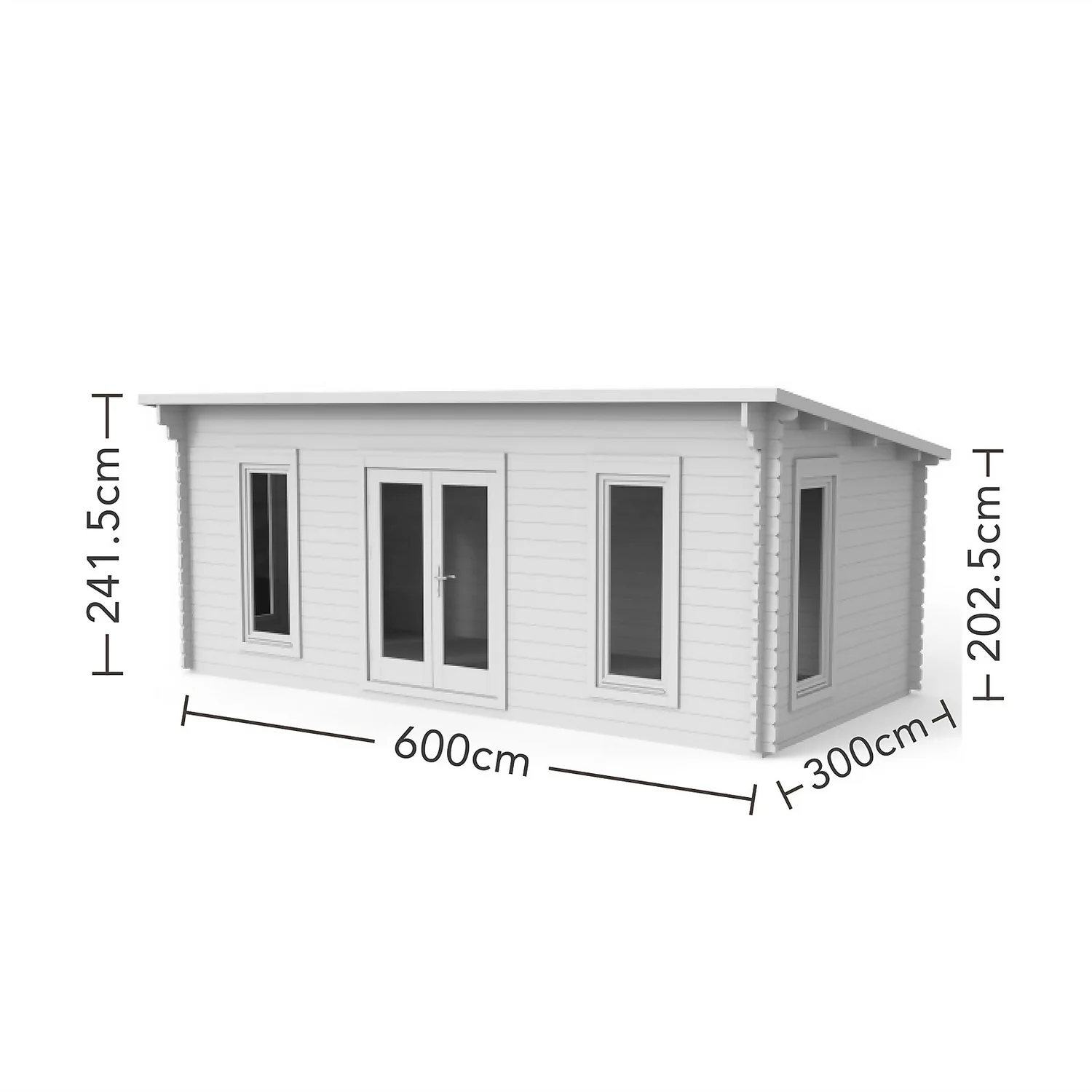 Forest Arley 6m X 3m Cabin Double Glazed 34kg Polyester Felt, Plus Underlay - Installation Included - Image 6