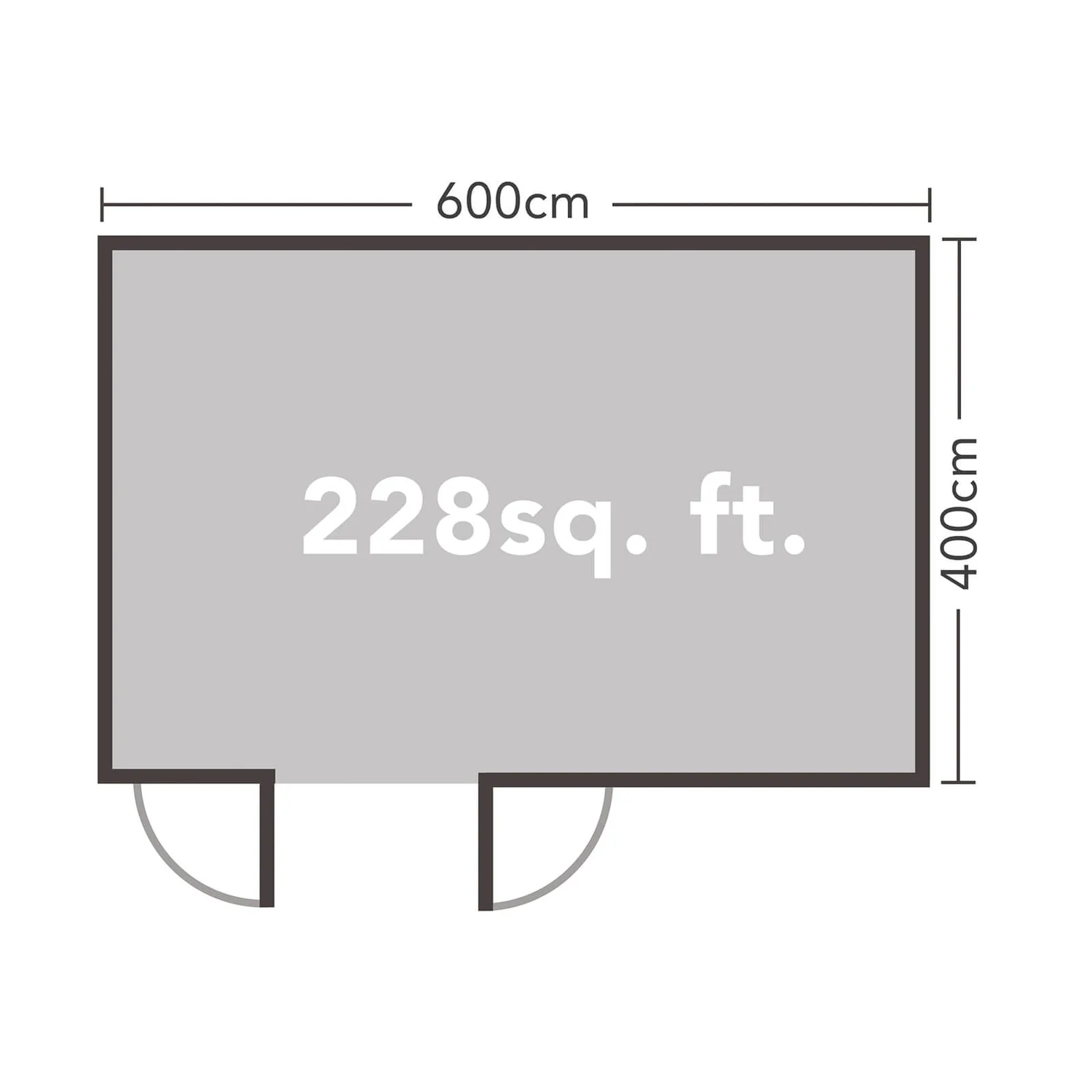 Blakedown 6m X 4m Log Cabin Double Glazed 24kg Polyester Felt, No Underlay - Installation Included - Image 7