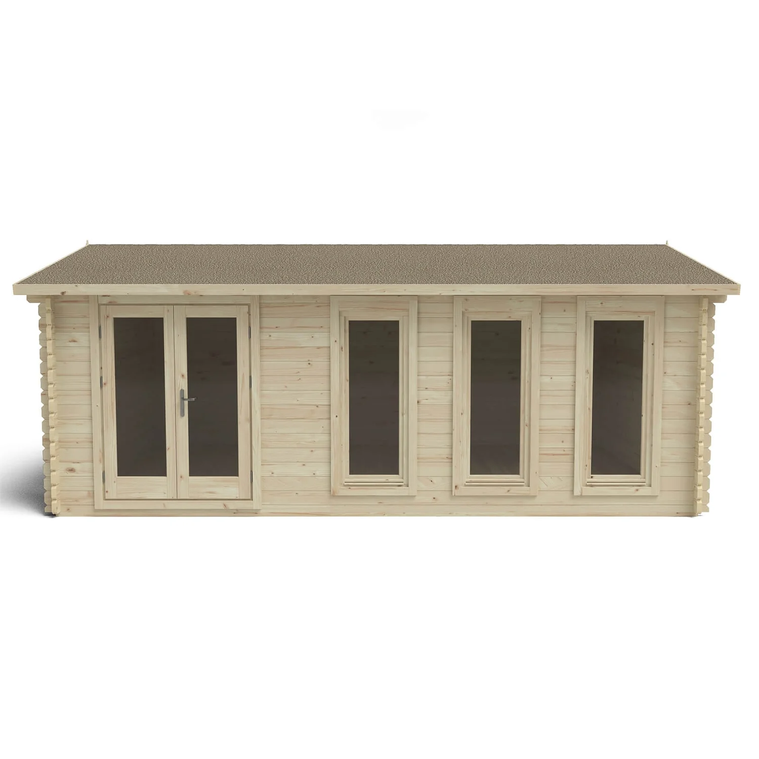 Blakedown 6m X 4m Log Cabin Double Glazed 24kg Polyester Felt, No Underlay - Installation Included - Image 5