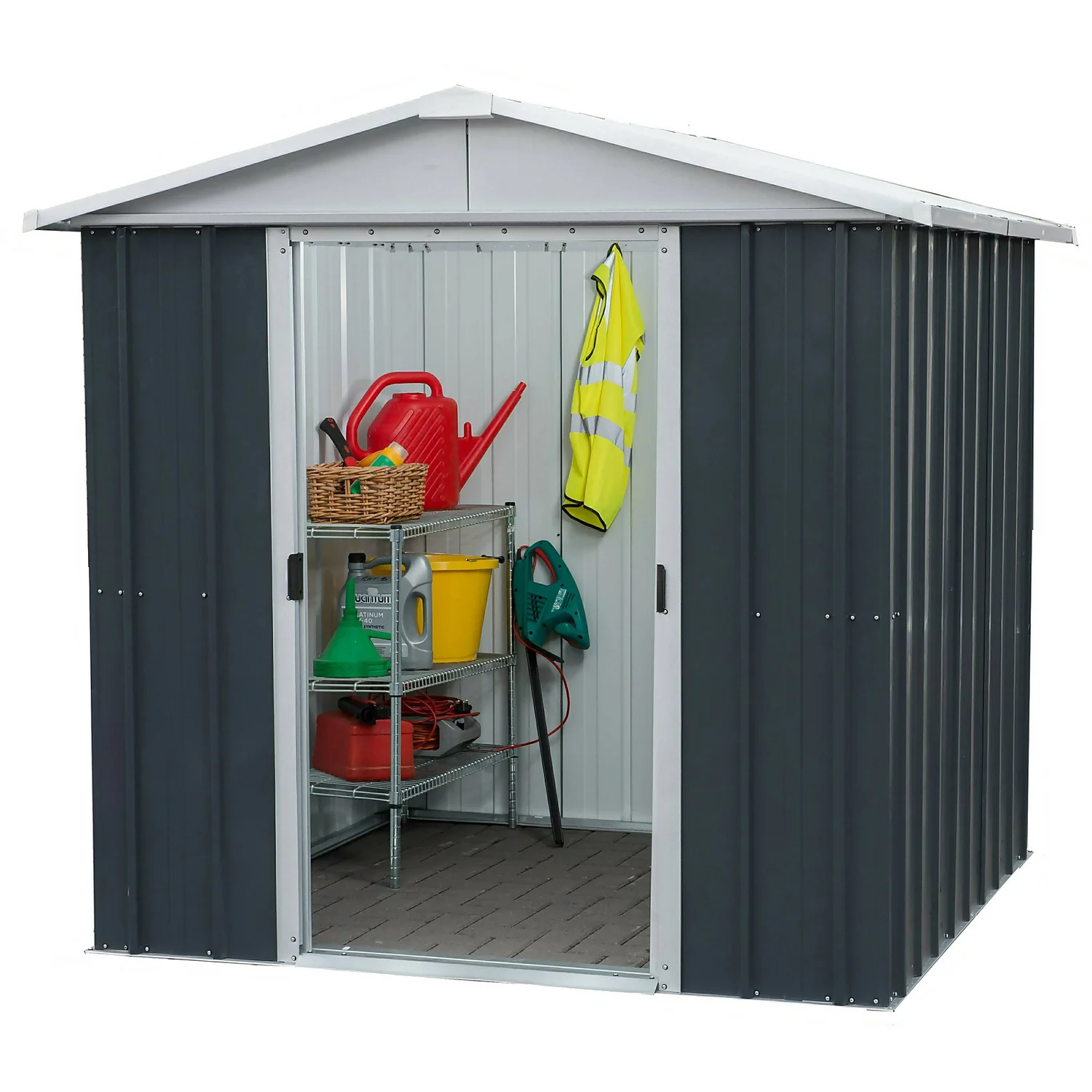 Yardmaster 6x4.5ft Metal Apex Shed