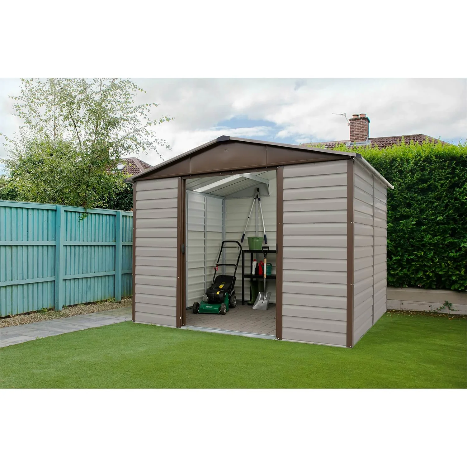 Yardmaster 10x6ft Shiplap Metal Shed - Image 2