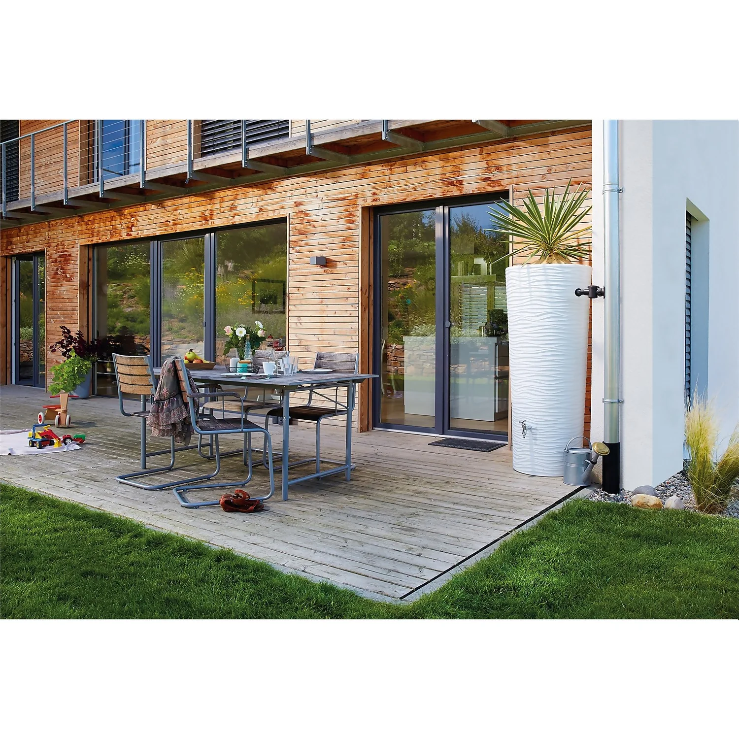 Garantia Natura 2In1 Water Tank - 350L - Arctic White - Image 2