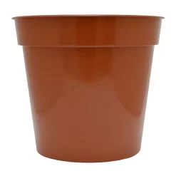Flower Pot In Orange - 20cm