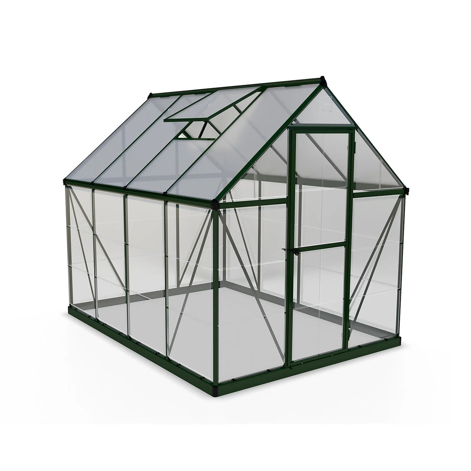 Palram Canopia Hybrid 6 X 8ft Green Greenhouse