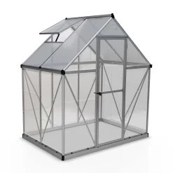 Palram Canopia Hybrid 6 X 4ft Silver Greenhouse