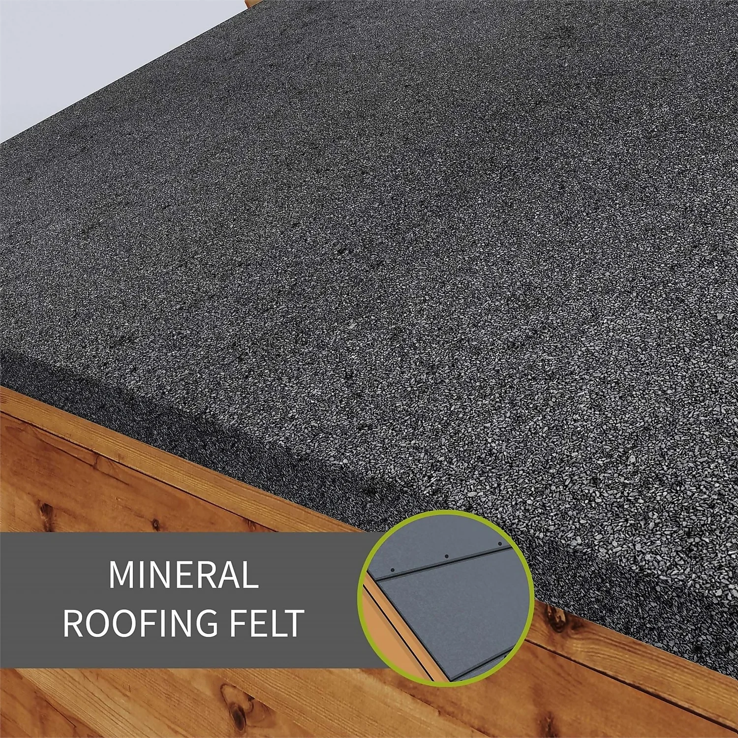 Country Living Ribble 7 X 7ft Premium Corner Summerhouse With Side Shed Painted + Installation - Aurora Green - Image 5