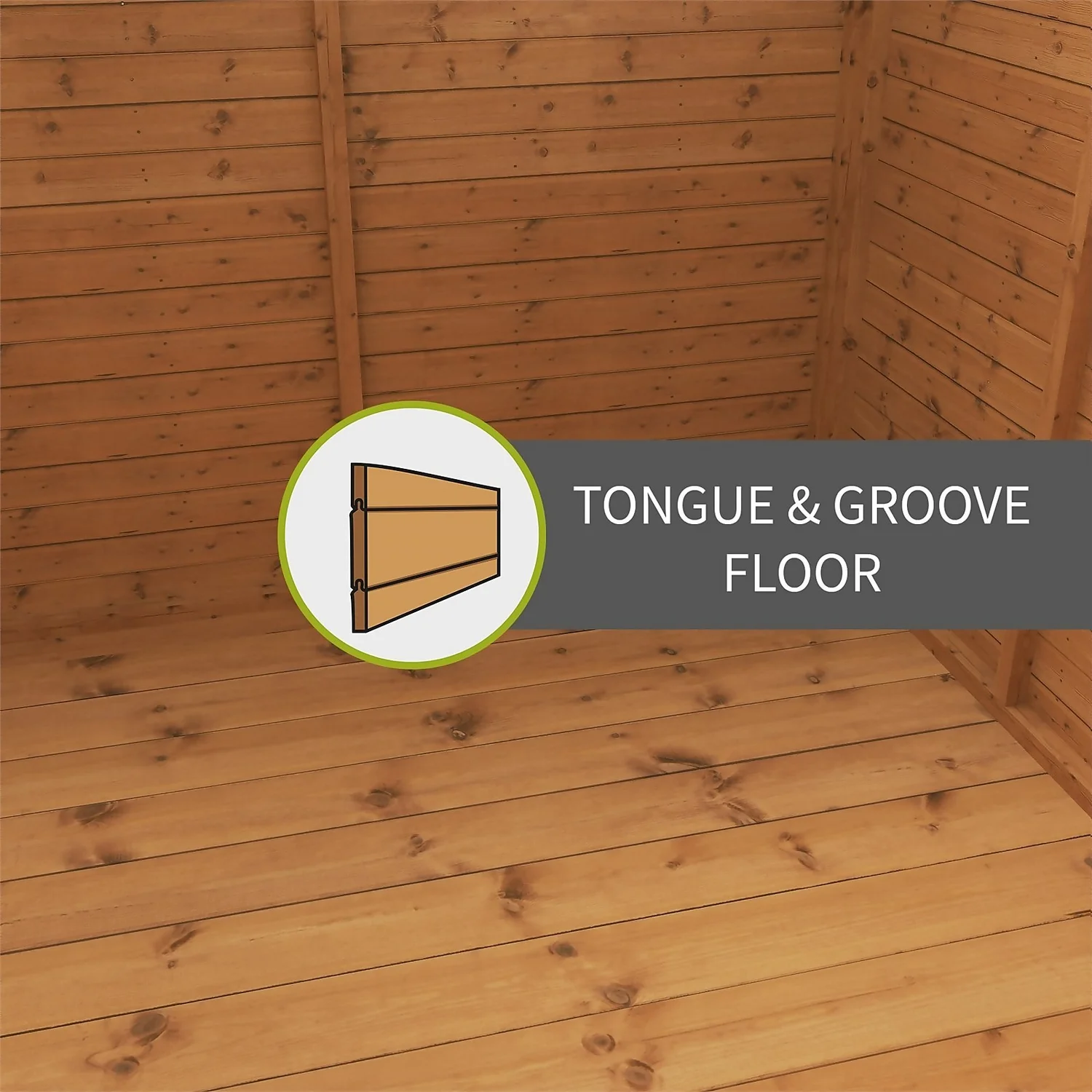 Country Living Ribble 7 X 7ft Premium Corner Summerhouse With Side Shed Painted + Installation - Aurora Green - Image 4