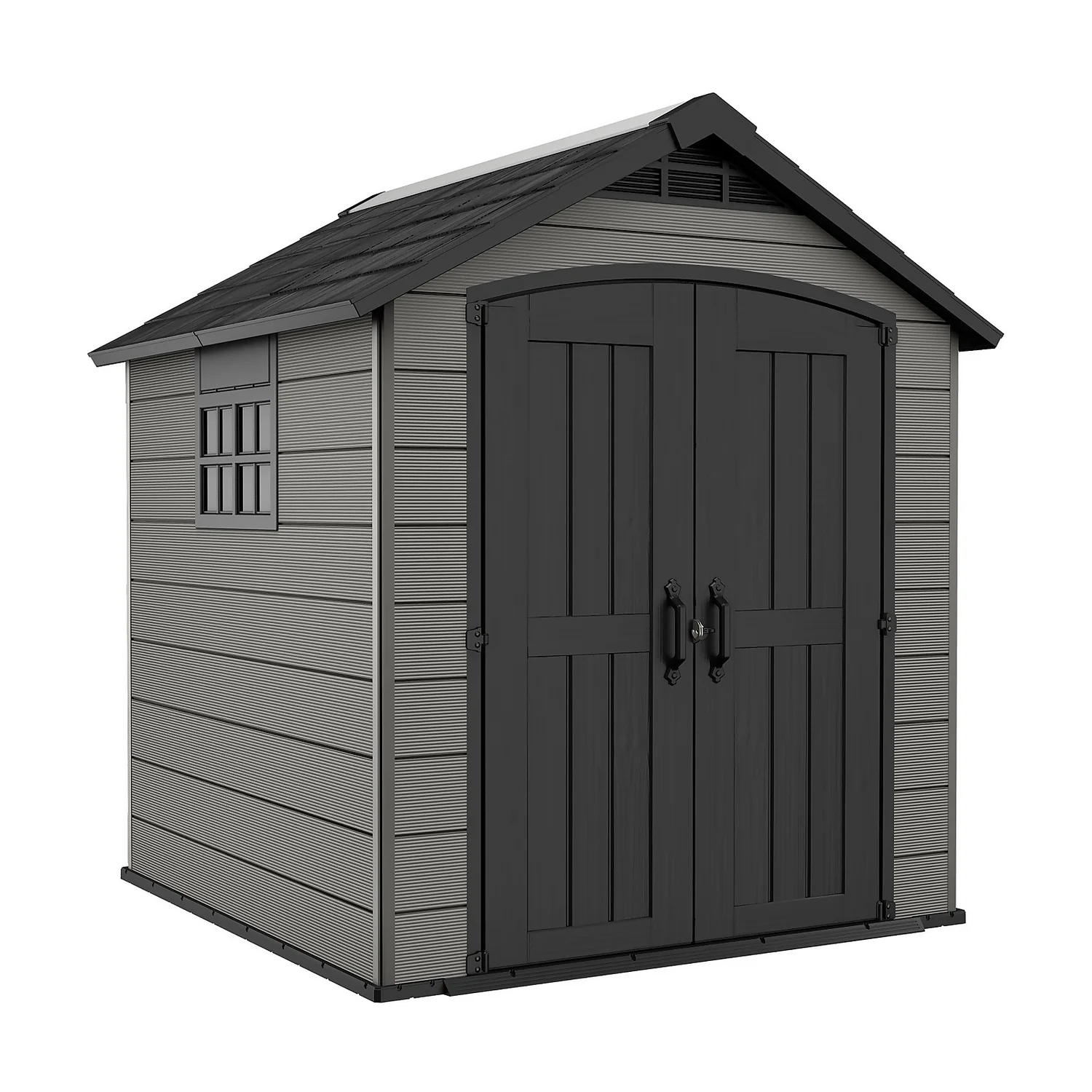 Keter Premier 7 X 7ft Outdoor Garden Apex Storage Shed - Grey