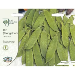 RHS Pea Mangetout Delikata Seeds