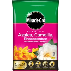 Miracle Gro Premium Azalea, Camellia & Rhododendron Ericaceous Compost - 40L