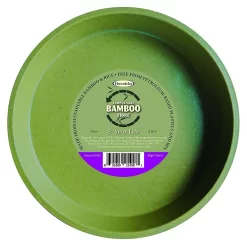 8in Bamboo Saucer Single Sage Green