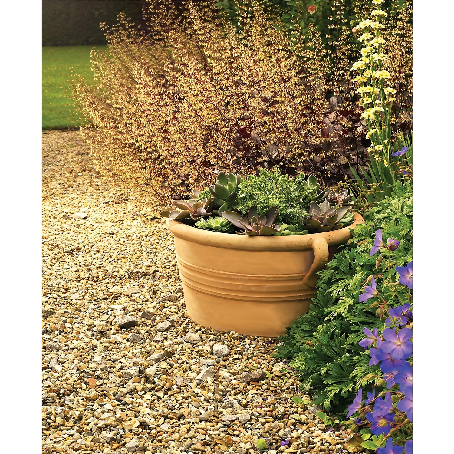 Himalaya Terracotta Low Bowl - 36cm - Image 2