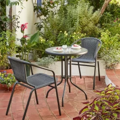 Eloise Bistro Set - Black