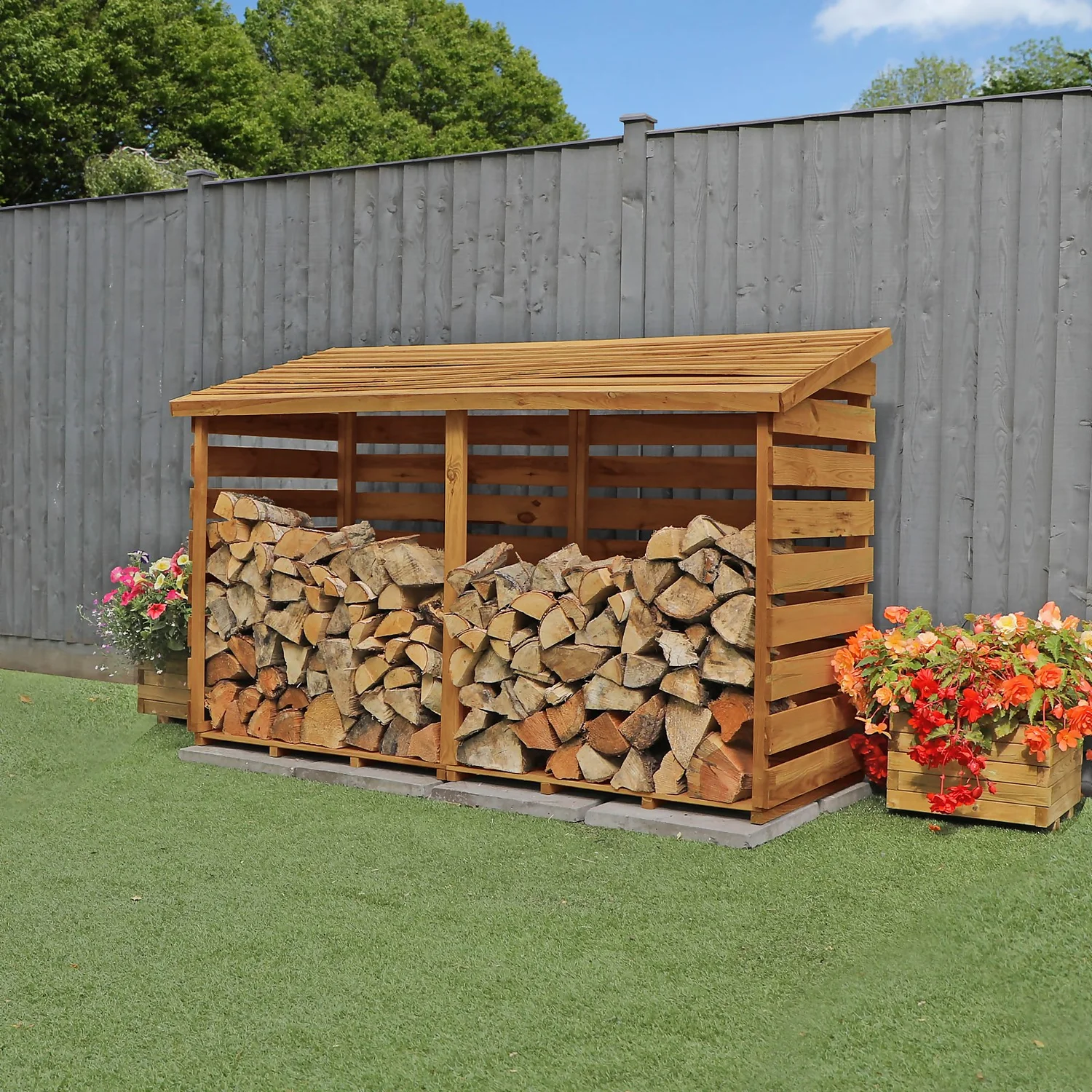 Mercia (Installation Included) Double Log Store - Image 3