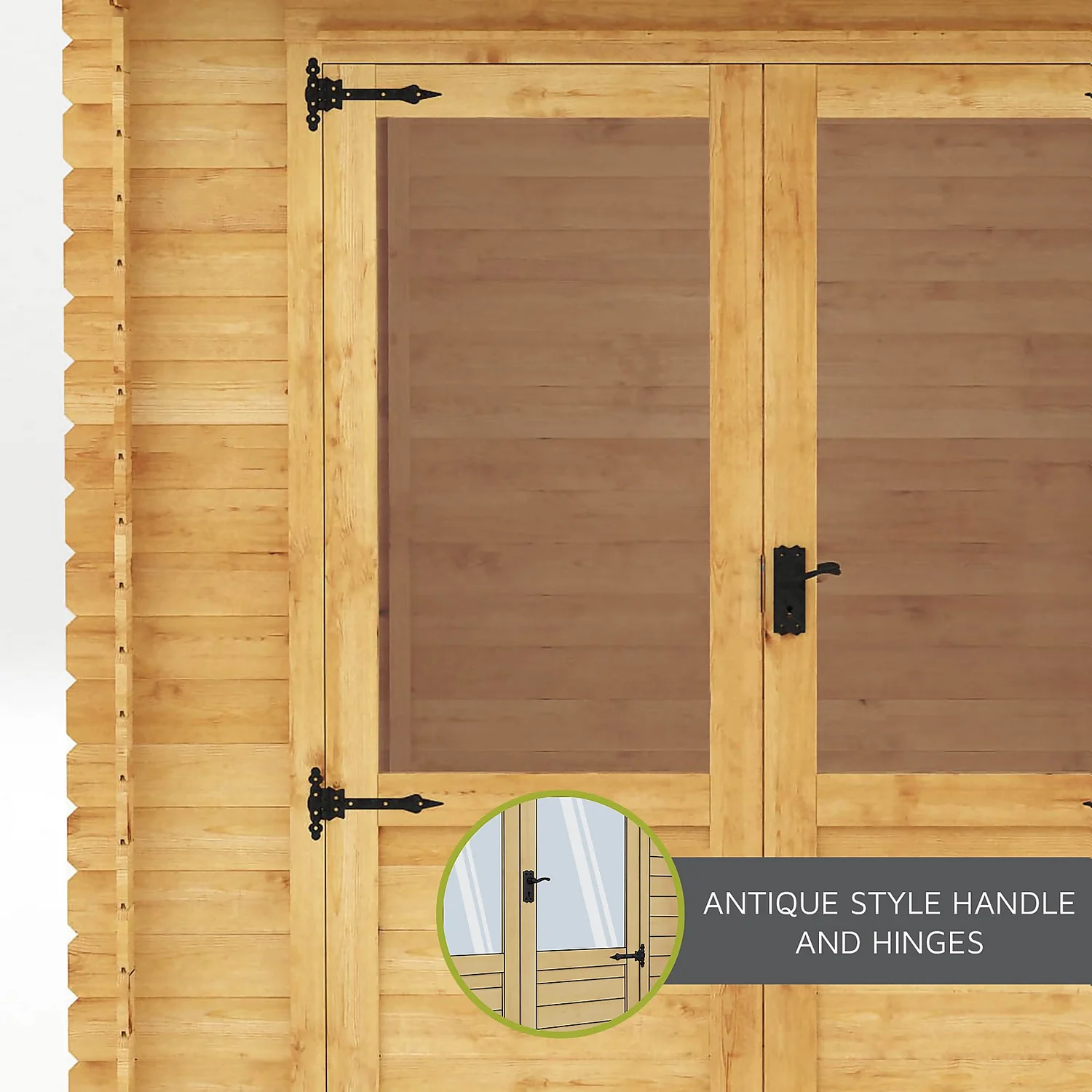Mercia 3.5 X 3m 19mm Log Cabin - Image 6