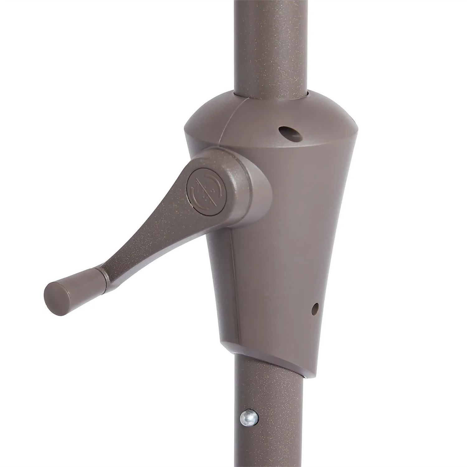 None 2.7m Crank & Tilt Parasol Natural - Dia. 38mm - Image 5