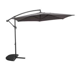 3m Overhanging Parasol - Dark Grey