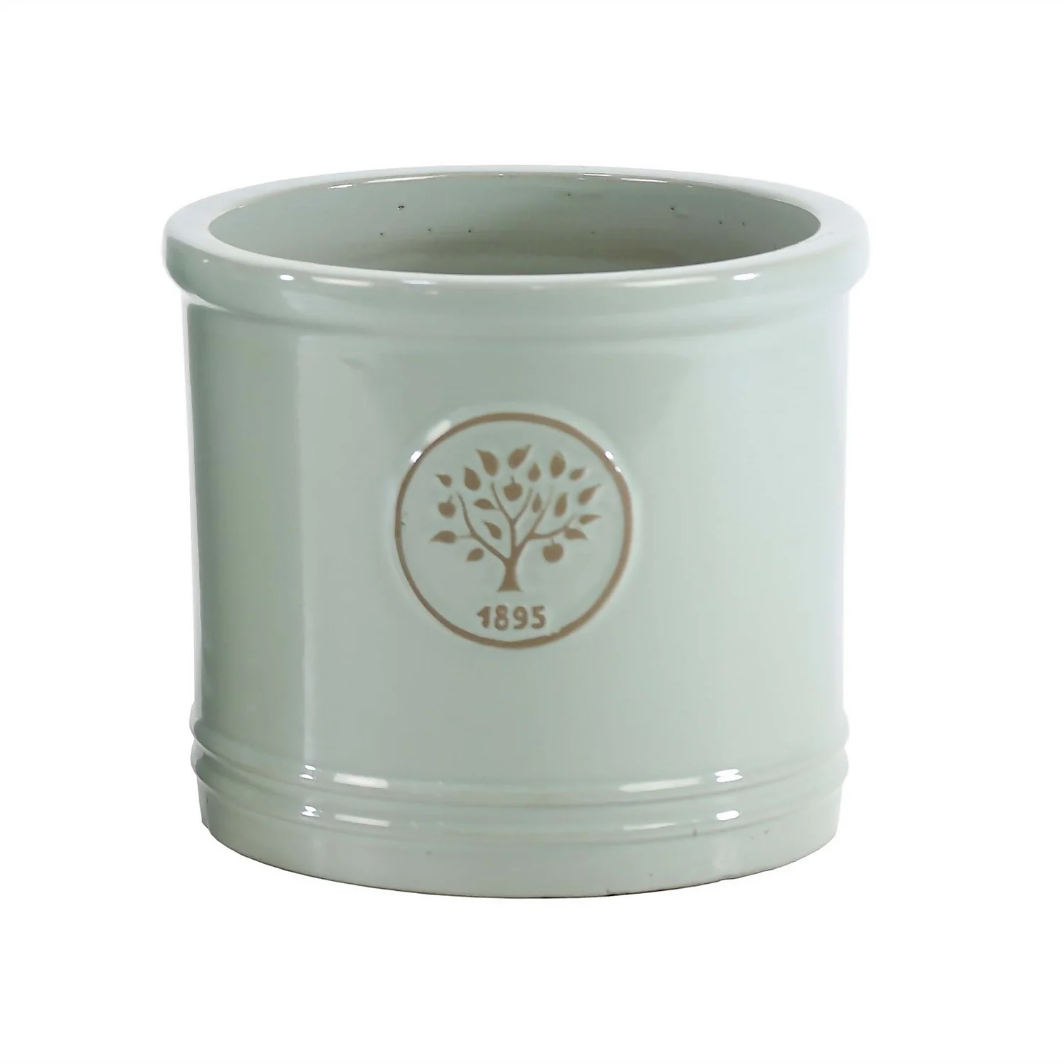 Glazed Heritage Duck Egg Cylinder - 38cm