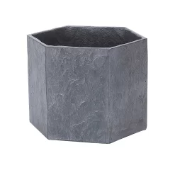 Slate Hexagon Planter - 28cm